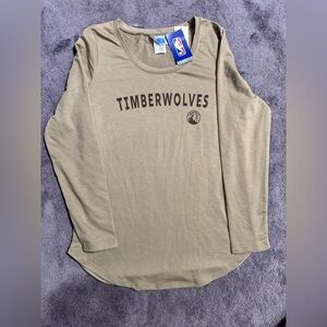 Women’s Official Licensed NBA TIMBERWOLVES Tab Long Sleeve Shirt